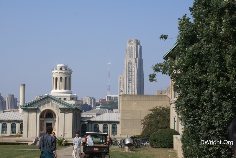 Cathedral of learning shot from CMU