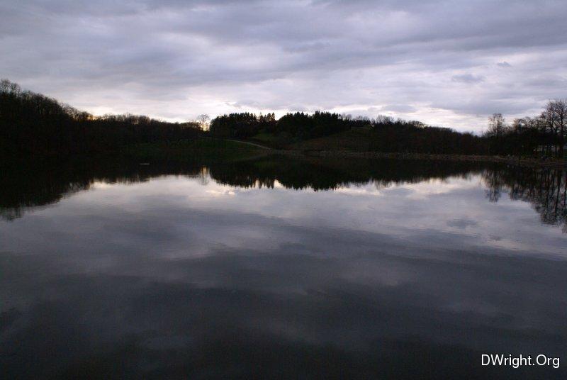 Twin Lakes Park sunset.